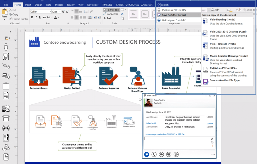 Microsoft Visio 2019 Professionnel 1 PC Download Licence