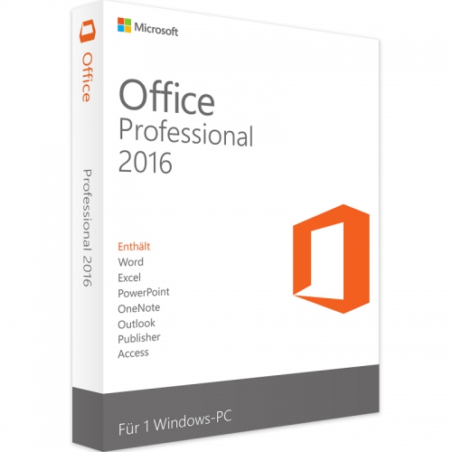 Microsoft Office 2016 PROFESSIONNEL 1PC